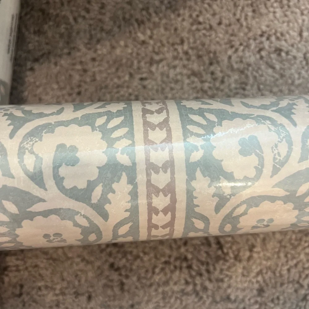 GP & J Bibury Striped Floral Wallpaper